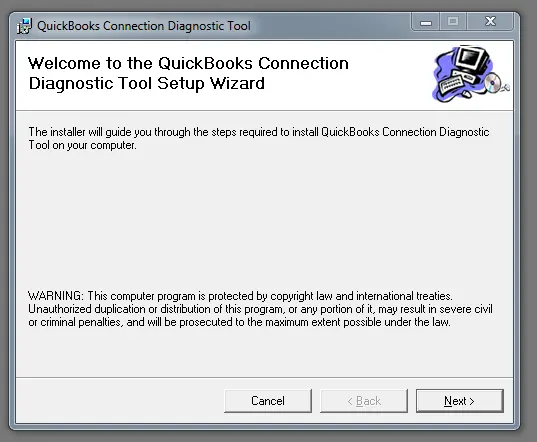 quickbooks connection diagnostic tool