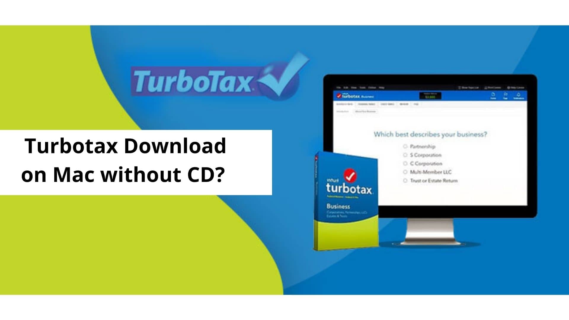 Turbotax Download on Mac without CD