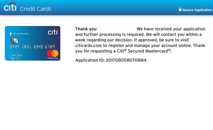 How to Get Citi Secured Credit Card