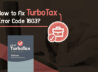 Turbotax Error Code 1603: Featured image