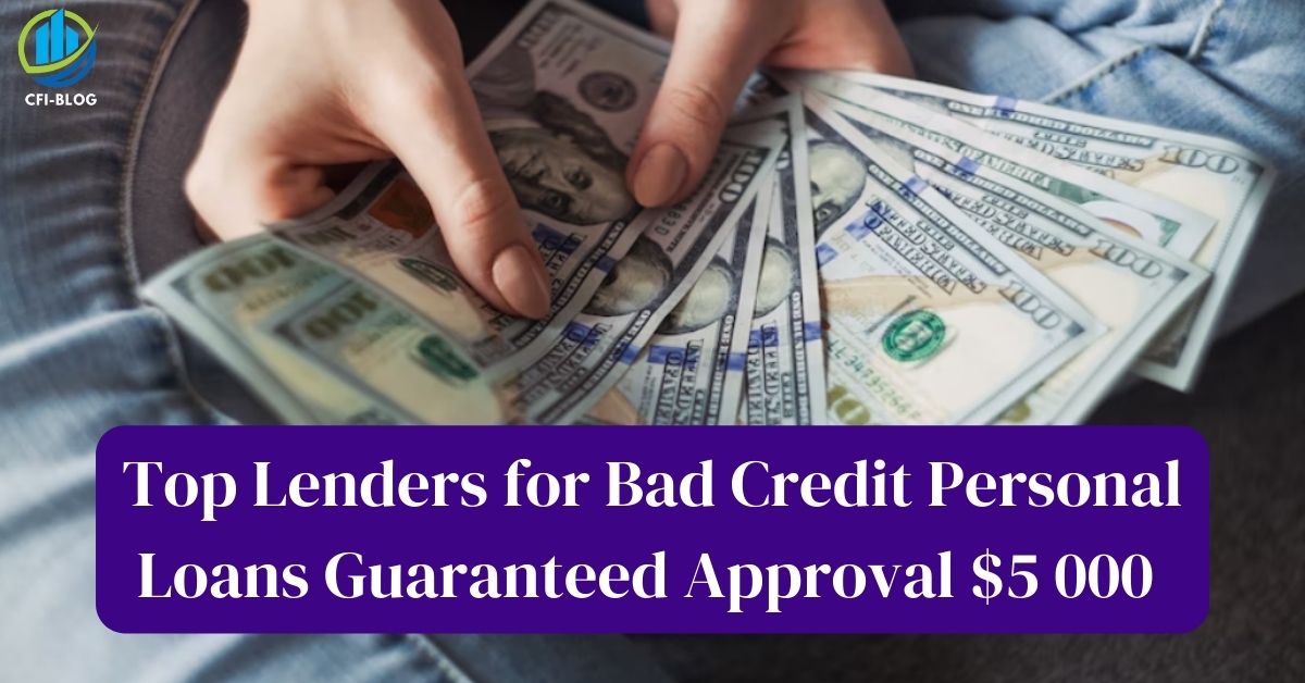 bad credit personal loans guaranteed approval $5 000