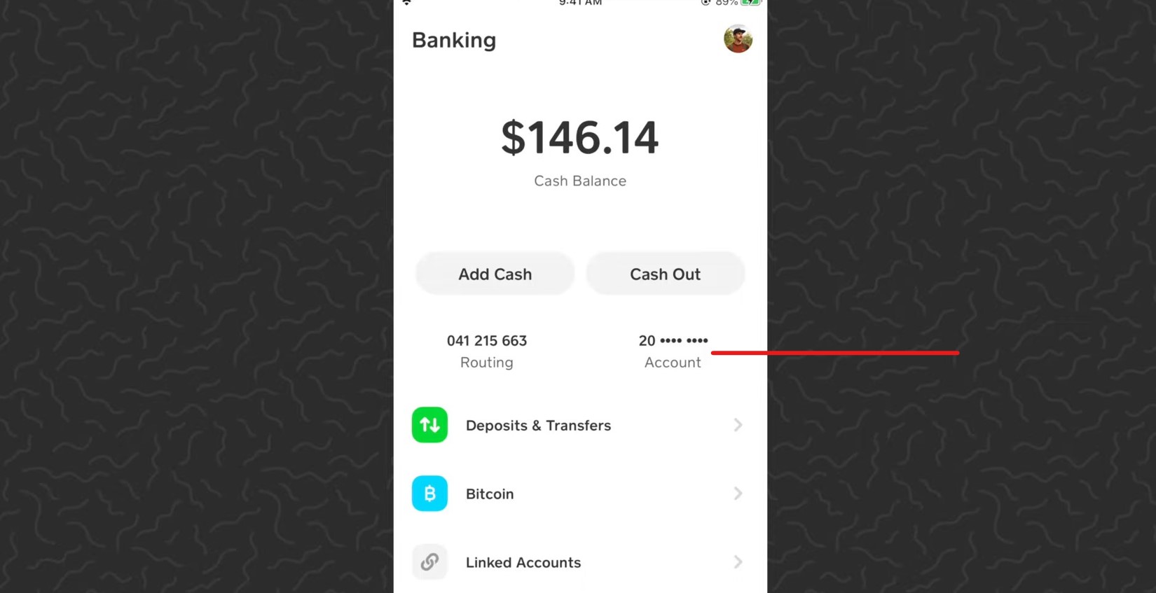 View Account Details