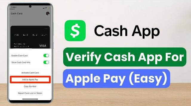 How to Verify Cash App Card for Apple Pay