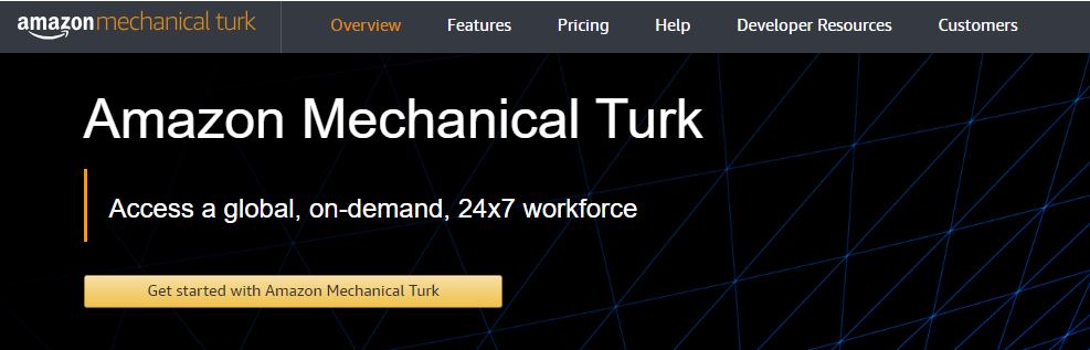 amazon mechanical turk